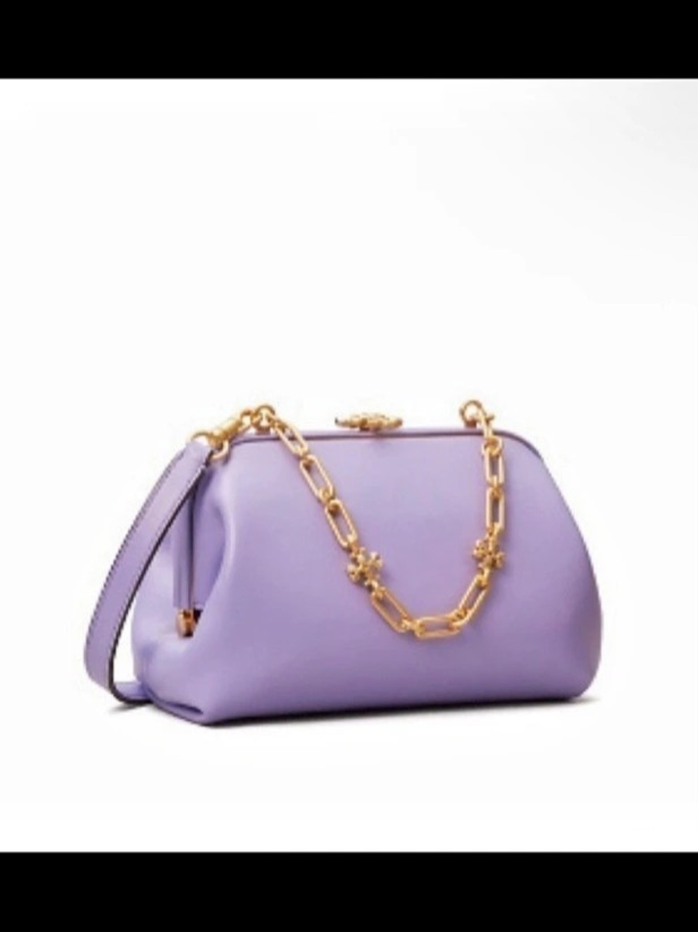 Tory Burch Cleo Small Bag Shoulder Bag in Purple